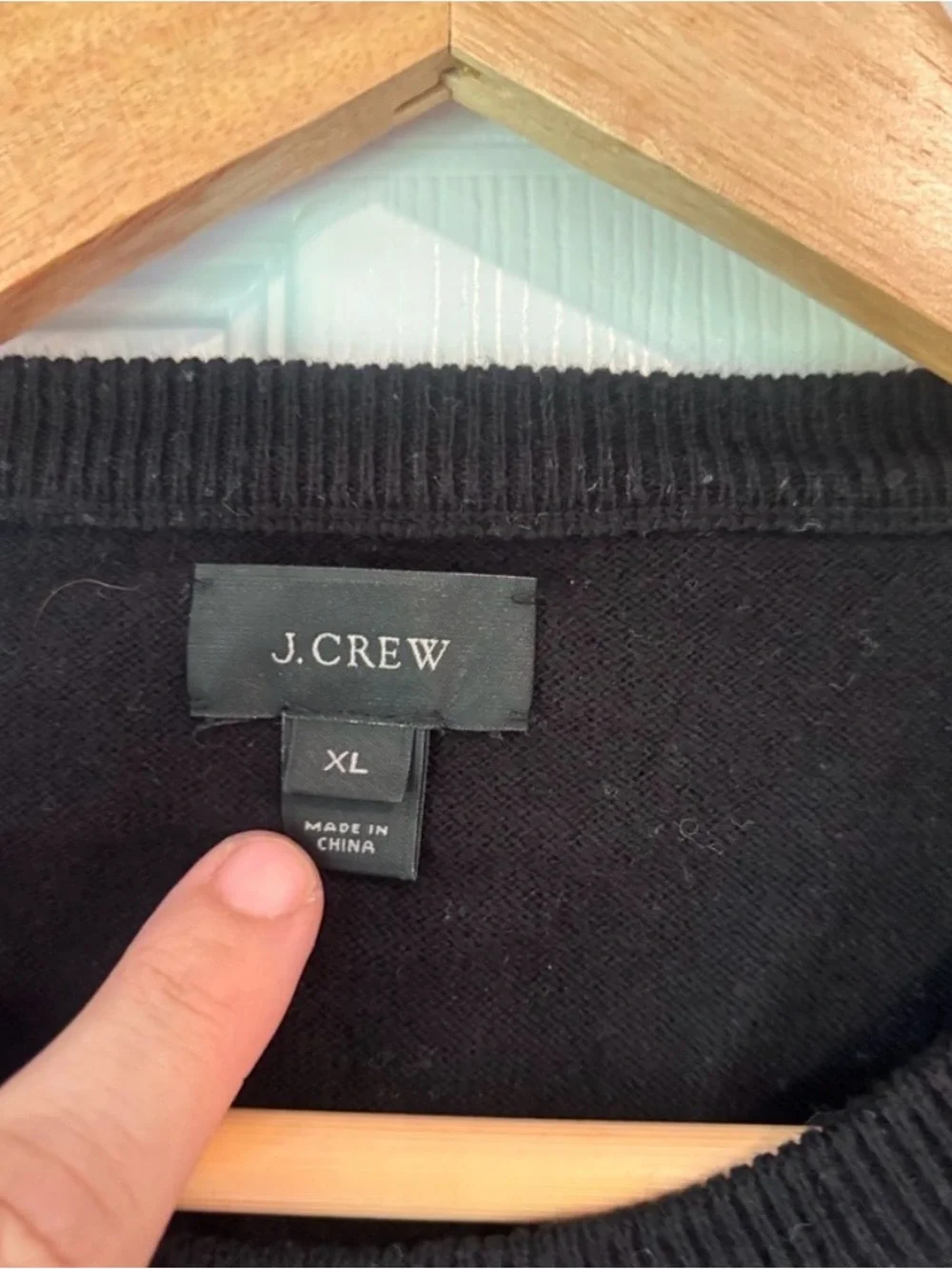 Set of 2 J.Crew men's sweaters size XL (mix of cashmere, cotton & merino wool)